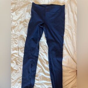 Navy Blue KORAL Textured Leggings